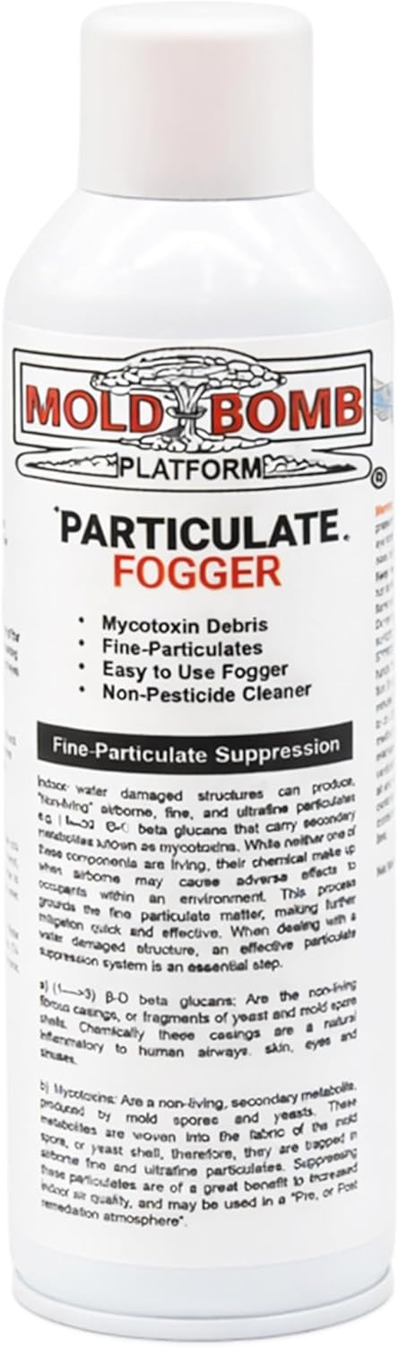 MOLD BOMB Fogger – Mold Stain & Odor Fogger – Deep Penetrating Room Treatment for Affected Areas – DIY Cleanup Solution (1 Pack)